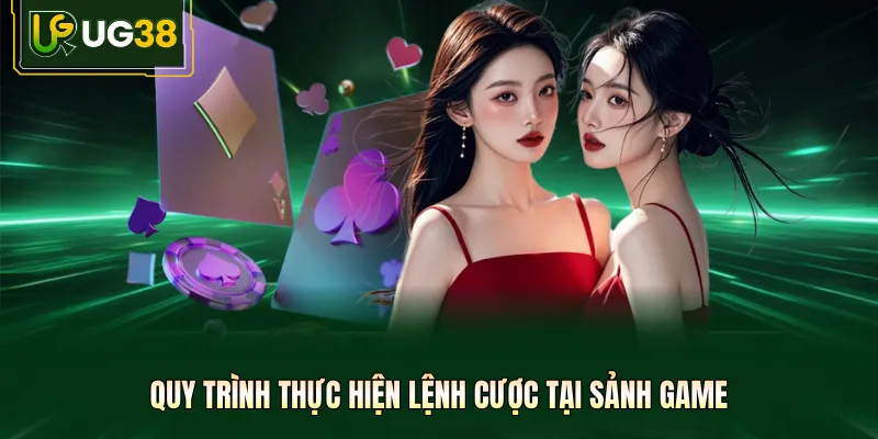 Quy trình thực hiện lệnh cược tại sảnh game
